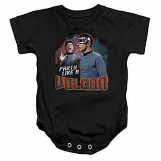 Infant: Star Trek- Party Like A Vulcan Onesie Infant Onesie Size 18-24 Mos