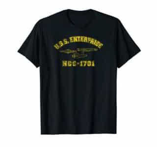 Star Trek Enterprise Athletic T-Shirt