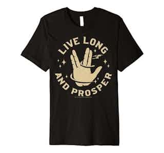 Star Trek Live Long And Prosper Enterprise Premium T-Shirt