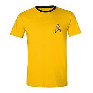 Star Trek Yellow Men’s T-Shirt (Medium)