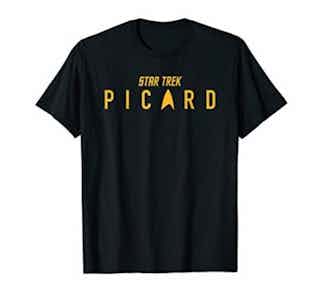 Star Trek Picard Flat Gold Logo T-Shirt