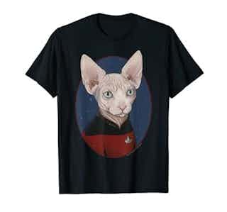Star Trek Next Generation Sphinx Cat Picard T-Shirt