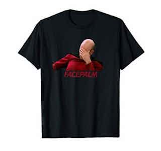 Star Trek: The Next Generation Facepalm T-Shirt