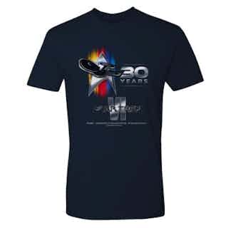 Star Trek VI: The Undiscovered Country 30th Anniversary Adult Short Sleeve T-Shirt Navy