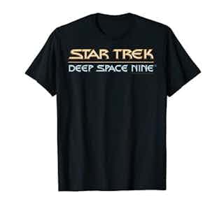 Star Trek DS9 Deep Space Nine Chrome Logo T-Shirt