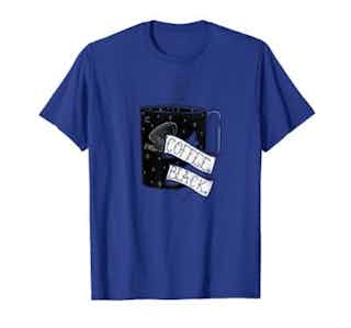 Star Trek Voyager Coffee Black Doodle T-Shirt