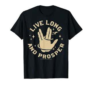 Star Trek Live Long And Prosper Enterprise T-Shirt