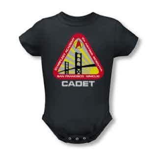 Star Trek – Starfleet Cadet Infant T-Shirt in Charcoal, 6, Charcoal