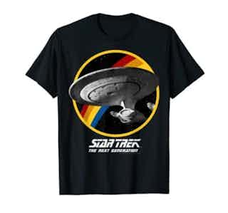 Star Trek: The Next Generation Rainbow Ship Badge T-Shirt
