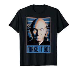 Star Trek Next Generation Picard Make Is So Graphic T-Shirt