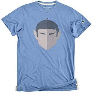Popfunk Official Star Trek Vulcan Slim Fit Ultrasoft Tri-Blend T-Shirt (Large)