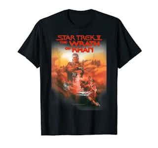 Star Trek The Wrath Of Khan Vintage Poster T-Shirt