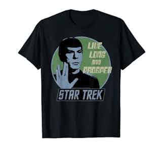 Star Trek Original Series Spock Prosper Retro Badge T-Shirt