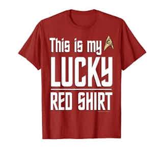Star Trek Original Series Lucky Red Shirt T-Shirt