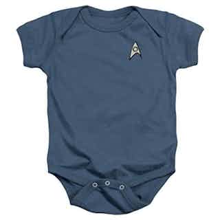 Star Trek Science Uniform Infant One-Piece Snapsuit, 12 Months Indigo