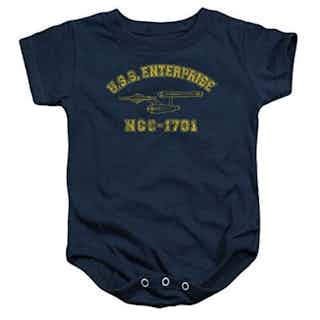 Enterprise Athletic — Star Trek — Infant One-Piece Snapsuit, 6 Months