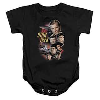 Star Trek Original Series Crew Infant One-Piece Snapsuit, 6 Months Black