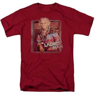 A&E Designs Star Trek Deep Space 9 Quark Ladies Man Adult Cardinal Red T-Shirt, 2XL
