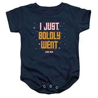 Infant: Star Trek- Boldly Went Onesie Infant Onesie Size 0-6 Mos